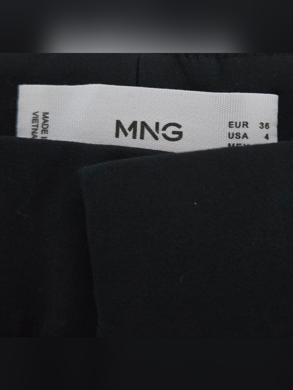 Black Womens Slim Cropped Suit Pants